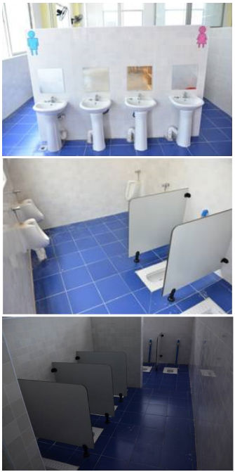 干净整洁、空间适当的幼儿独立厕所